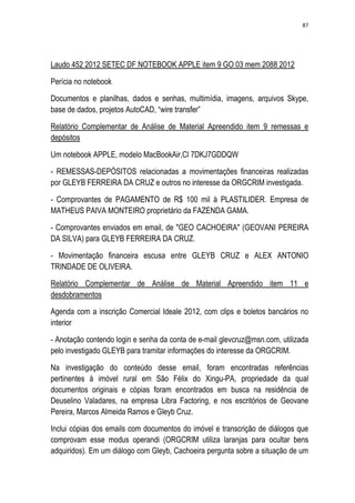 Relatório CPMI do Cachoeira parte 2