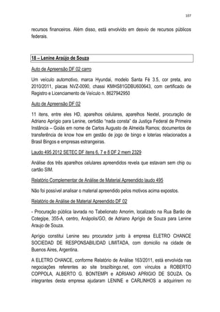 Relatório CPMI do Cachoeira parte 2