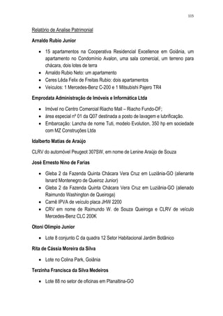 Relatório CPMI do Cachoeira parte 2