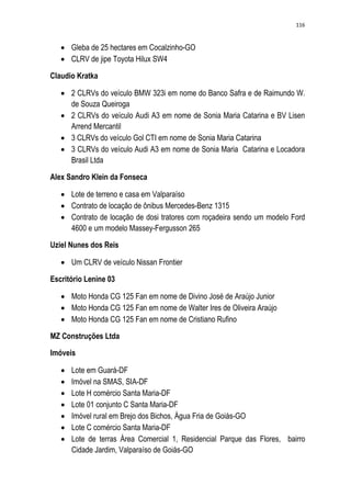 Relatório CPMI do Cachoeira parte 2