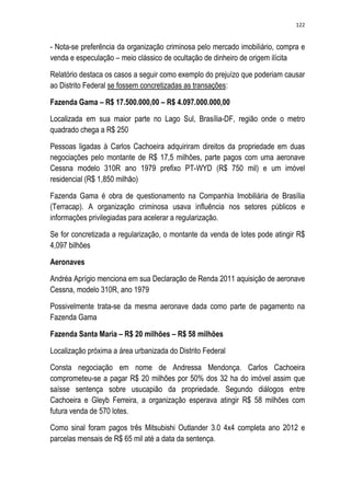 Relatório CPMI do Cachoeira parte 2