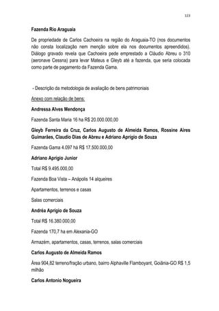 Relatório CPMI do Cachoeira parte 2