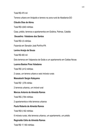 Relatório CPMI do Cachoeira parte 2