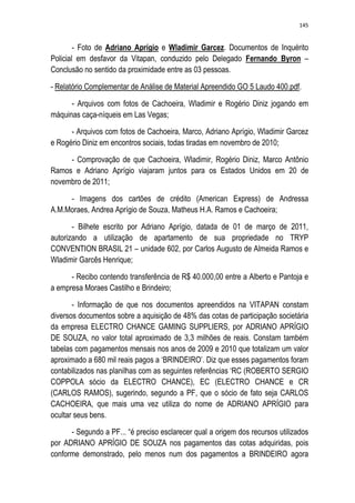 Relatório CPMI do Cachoeira parte 2