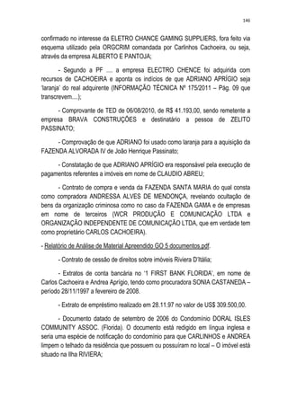 Relatório CPMI do Cachoeira parte 2