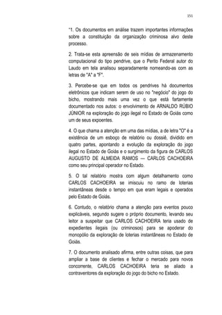 Relatório CPMI do Cachoeira parte 2