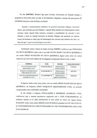 Relatório CPMI do Cachoeira parte 2