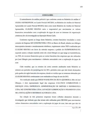 Relatório CPMI do Cachoeira parte 2