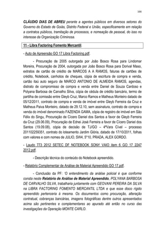 Relatório CPMI do Cachoeira parte 2