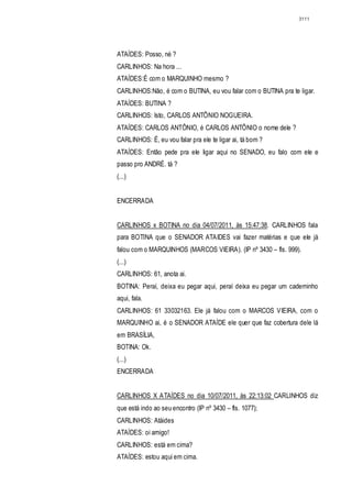 Relatório CPMI do Cachoeira parte 2