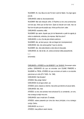 Relatório CPMI do Cachoeira parte 2