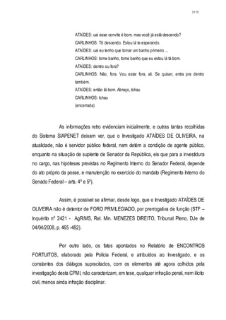 Relatório CPMI do Cachoeira parte 2