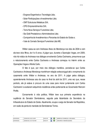 Relatório CPMI do Cachoeira parte 2