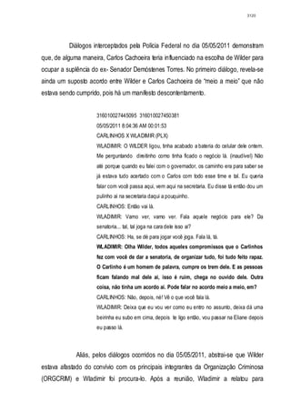 Relatório CPMI do Cachoeira parte 2