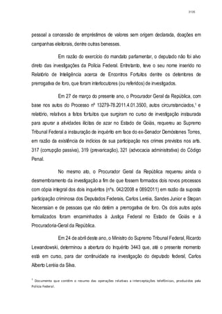 Relatório CPMI do Cachoeira parte 2