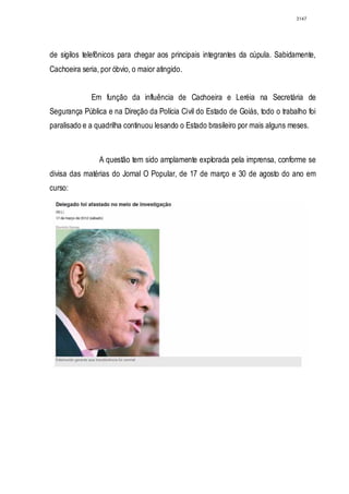 Relatório CPMI do Cachoeira parte 2