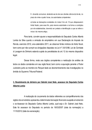 Relatório CPMI do Cachoeira parte 2