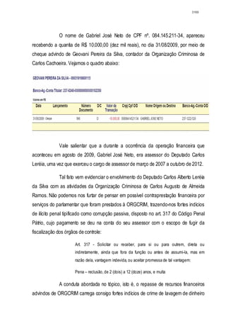 Relatório CPMI do Cachoeira parte 2