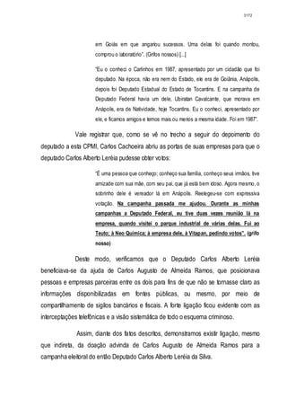 Relatório CPMI do Cachoeira parte 2