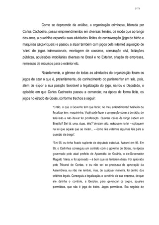 Relatório CPMI do Cachoeira parte 2