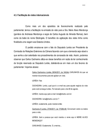 Relatório CPMI do Cachoeira parte 2