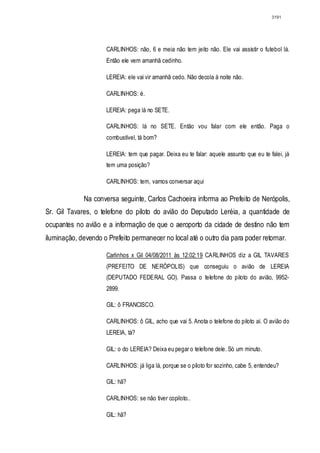 Relatório CPMI do Cachoeira parte 2