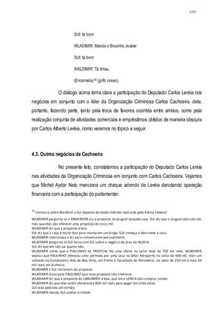 Relatório CPMI do Cachoeira parte 2