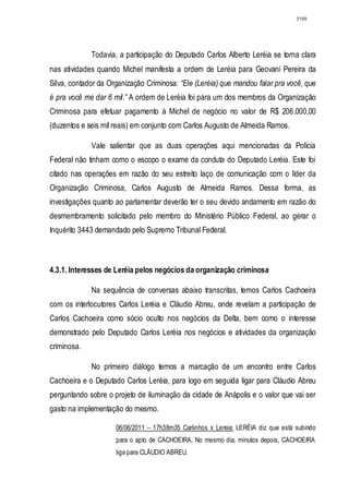 Relatório CPMI do Cachoeira parte 2