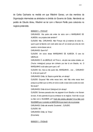 Relatório CPMI do Cachoeira parte 2