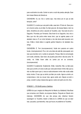 Relatório CPMI do Cachoeira parte 2