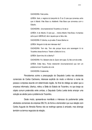 Relatório CPMI do Cachoeira parte 2