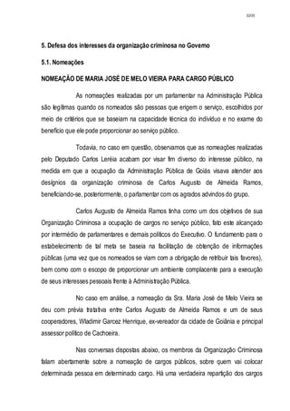 Relatório CPMI do Cachoeira parte 2