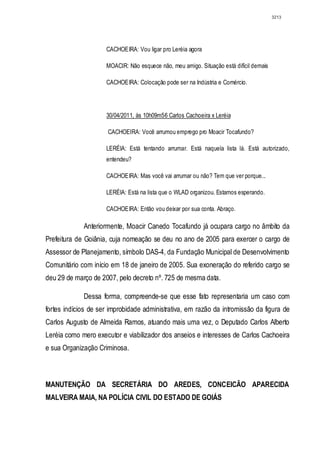 Relatório CPMI do Cachoeira parte 2