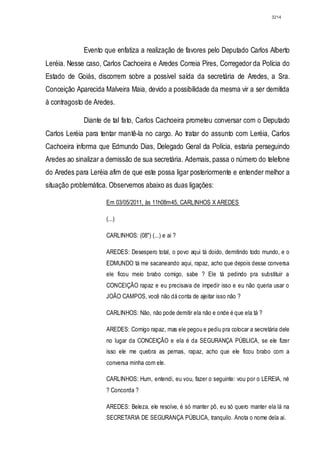 Relatório CPMI do Cachoeira parte 2