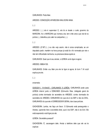 Relatório CPMI do Cachoeira parte 2