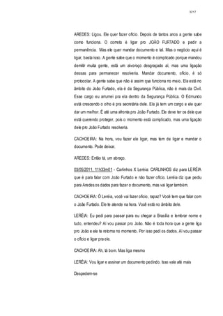 Relatório CPMI do Cachoeira parte 2