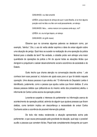 Relatório CPMI do Cachoeira parte 2