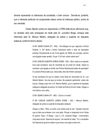 Relatório CPMI do Cachoeira parte 2