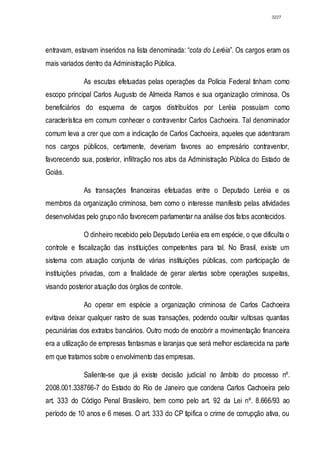 Relatório CPMI do Cachoeira parte 2