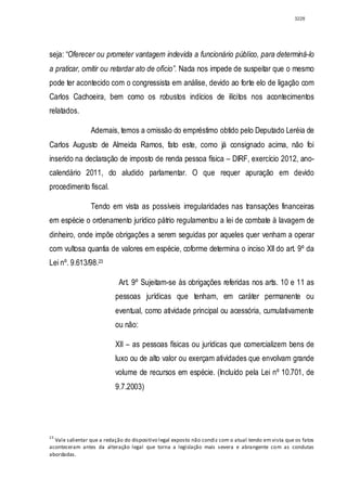 Relatório CPMI do Cachoeira parte 2