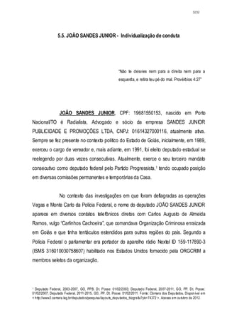 Relatório CPMI do Cachoeira parte 2