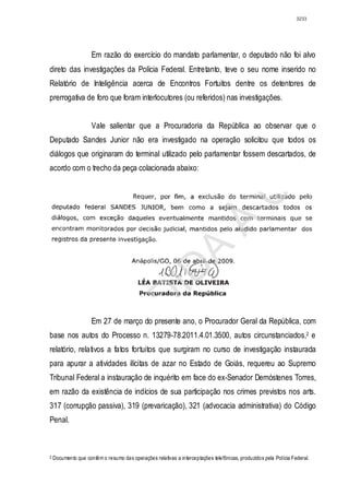 Relatório CPMI do Cachoeira parte 2