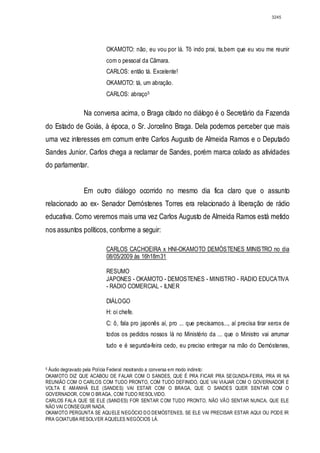 Relatório CPMI do Cachoeira parte 2