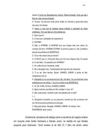 Relatório CPMI do Cachoeira parte 2