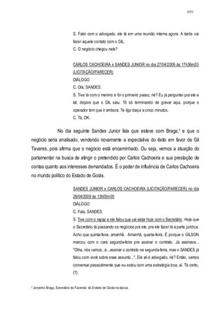 Relatório CPMI do Cachoeira parte 2