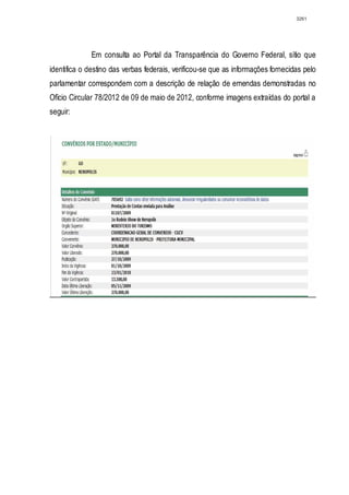 Relatório CPMI do Cachoeira parte 2