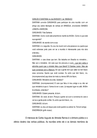 Relatório CPMI do Cachoeira parte 2