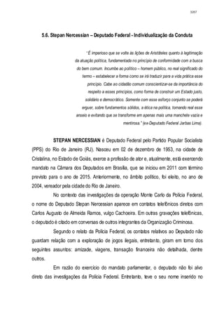 Relatório CPMI do Cachoeira parte 2