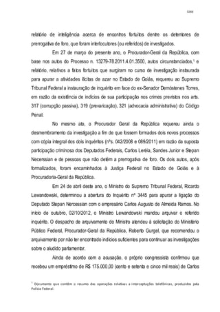 Relatório CPMI do Cachoeira parte 2