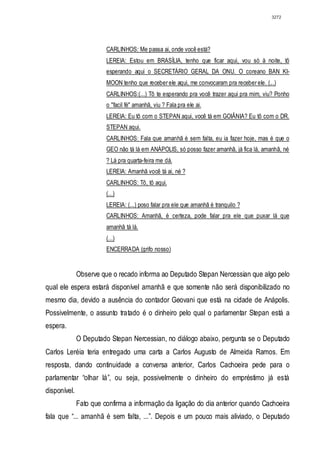 Relatório CPMI do Cachoeira parte 2